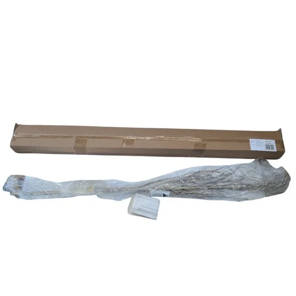 Restoration Hardware Lighted Glitter Champagne Gold Flexible Branches 48" - New - Picture 4 of 9